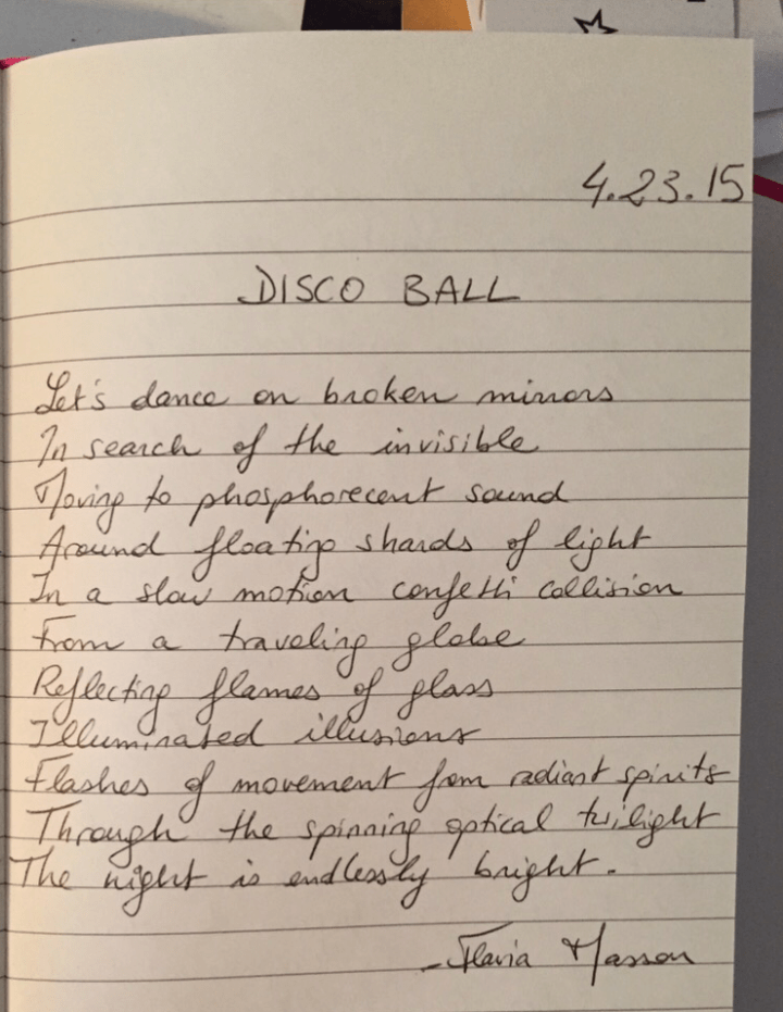 DISCO BALL BY FLAVIA MASSON